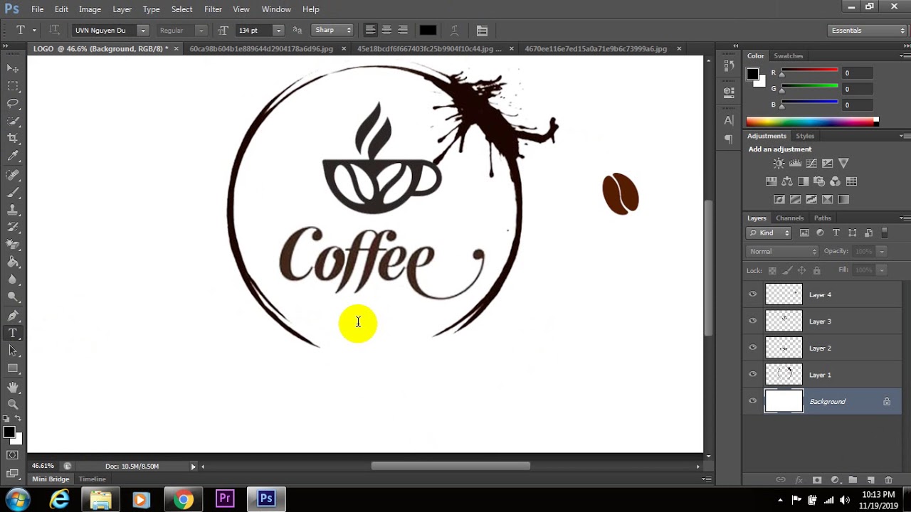 Thiết Kế Logo Bằng Photoshop Với 6 Bước Đơn Giản