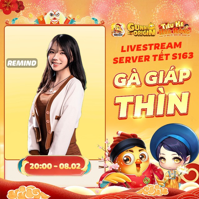 Cách MC/Streamer Remind “giải xui” đầu năm với game thủ Gunny Origin  - Ảnh 1.