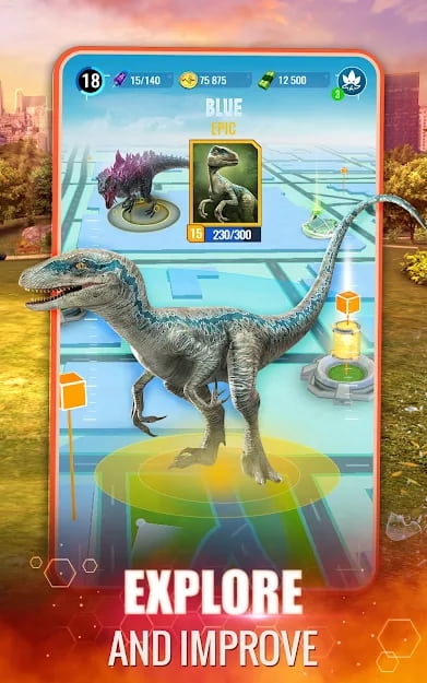 jurassic world alive mod apk