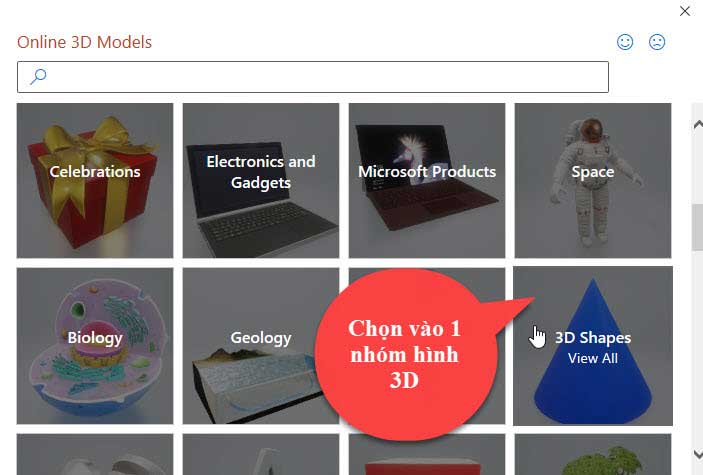 Vẽ hình 3D trong Powerpoint