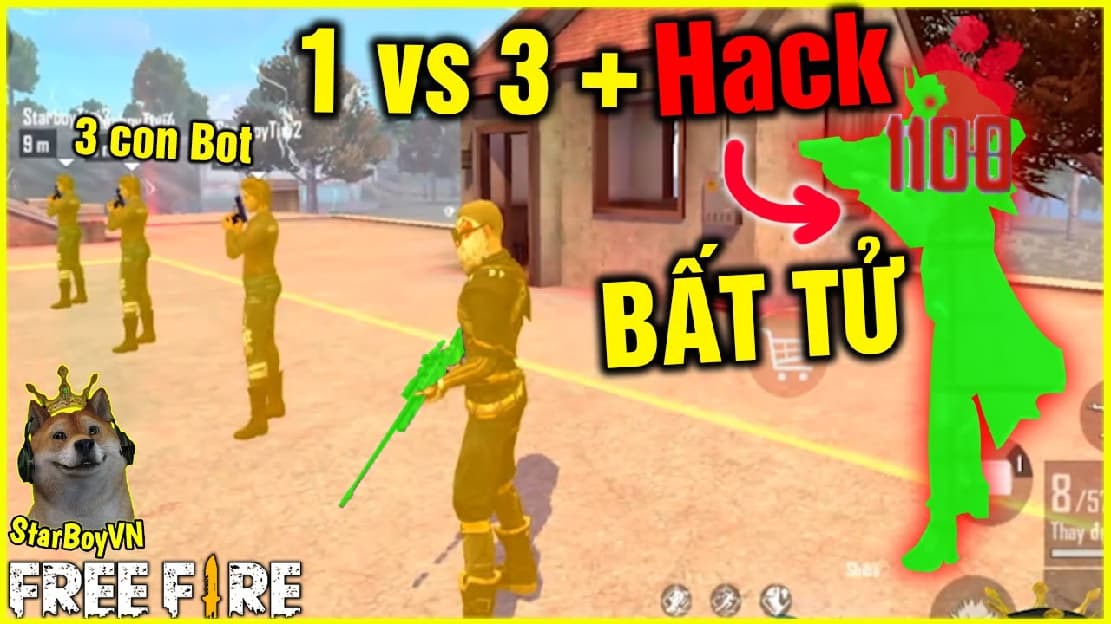 hack free fire bất tử